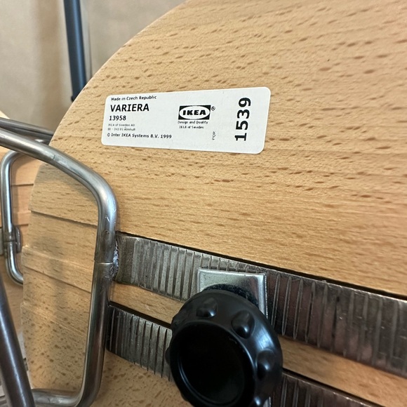 IKEA Rationell Variera Beech Wood Adjustable Plate Holders - Picture 3 of 7